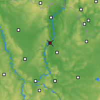 Nearby Forecast Locations - Мец - карта