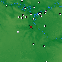Nearby Forecast Locations - Brétigny-sur-Orge - карта