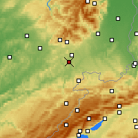 Nearby Forecast Locations - Dorans - карта