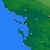 Nearby Forecast Locations - Ривду-Плаж - карта