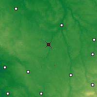 Nearby Forecast Locations - Пуатье - карта