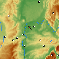 Nearby Forecast Locations - Лион - карта