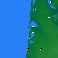 Nearby Forecast Locations - Cap Ferret - карта