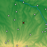 Nearby Forecast Locations - Ош - карта