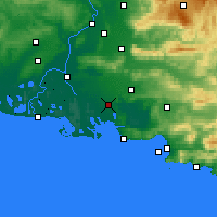 Nearby Forecast Locations - Истр - карта