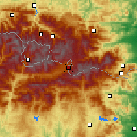 Nearby Forecast Locations - Sainte-Léocadie - карта