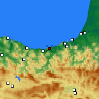 Nearby Forecast Locations - Сан-Себастьян - карта