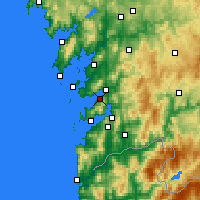 Nearby Forecast Locations - Марин - карта