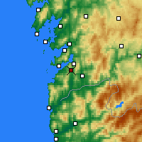 Nearby Forecast Locations - Виго - карта
