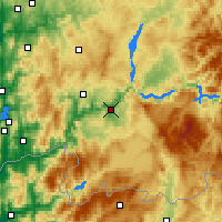 Nearby Forecast Locations - Оренсе - карта