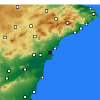 Nearby Forecast Locations - El Alted - карта