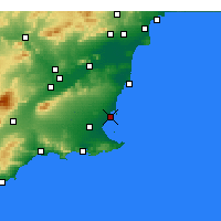 Nearby Forecast Locations - Сан-Хавьер - карта