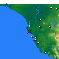 Nearby Forecast Locations - Рота - карта