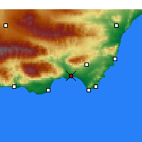 Nearby Forecast Locations - Альмерия - карта