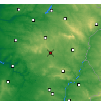 Nearby Forecast Locations - Эвора - карта