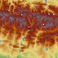 Nearby Forecast Locations - Сорт - карта