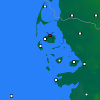 Nearby Forecast Locations - Северо-Фризские острова - карта