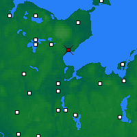 Nearby Forecast Locations - Нойштадт-ин-Хольштайн - карта