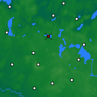 Nearby Forecast Locations - Гольдберг - карта