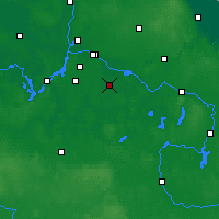 Nearby Forecast Locations - Шёнефельд - карта