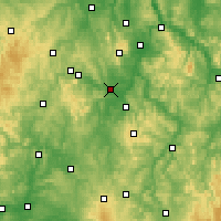 Nearby Forecast Locations - Фрицлар - карта
