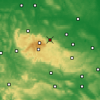 Nearby Forecast Locations - Вернигероде - карта