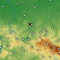 Nearby Forecast Locations - Гёрлиц - карта