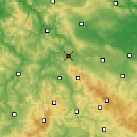 Nearby Forecast Locations - Эйзенах - карта