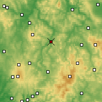 Nearby Forecast Locations - Бад-Херсфельд - карта