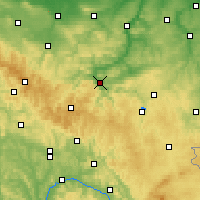 Nearby Forecast Locations - Зальфельд - карта