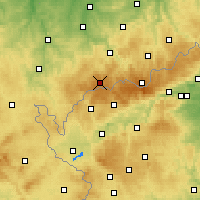 Nearby Forecast Locations - Erzgebirge/W - карта