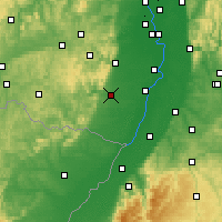Nearby Forecast Locations - Ландау-ин-дер-Пфальц - карта