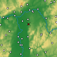 Nearby Forecast Locations - Гайзенхайм - карта