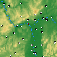 Nearby Forecast Locations - Майнц - карта