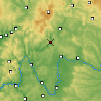 Nearby Forecast Locations - Бад-Киссинген - карта