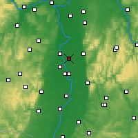 Nearby Forecast Locations - Лампертхайм - карта