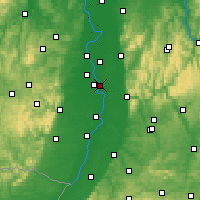 Nearby Forecast Locations - Neuostheim/Neuhermsheim - карта