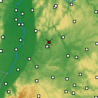 Nearby Forecast Locations - Райнштеттен - карта