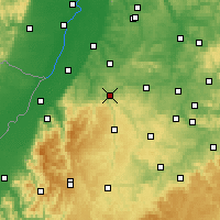 Nearby Forecast Locations - Пфорцхайм - карта