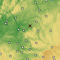 Nearby Forecast Locations - Эринген - карта