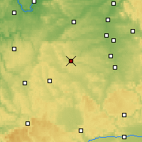 Nearby Forecast Locations - Ансбах - карта