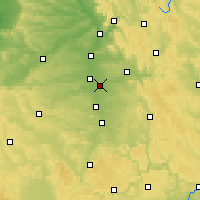 Nearby Forecast Locations - Нюрнберг - карта