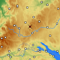 Nearby Forecast Locations - Klippeneck - карта
