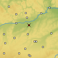 Nearby Forecast Locations - Ингольштадт - карта