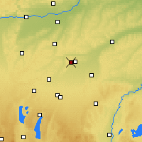Nearby Forecast Locations - Dürnast - карта