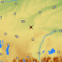 Nearby Forecast Locations - Эрдинг - карта
