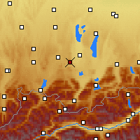 Nearby Forecast Locations - Хоэнпайсенберг - карта