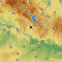 Nearby Forecast Locations - Рорбах-ин-Оберэстеррайх - карта
