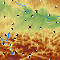 Nearby Forecast Locations - Кирхдорф - карта