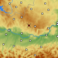 Nearby Forecast Locations - Кёнигсвизен - карта